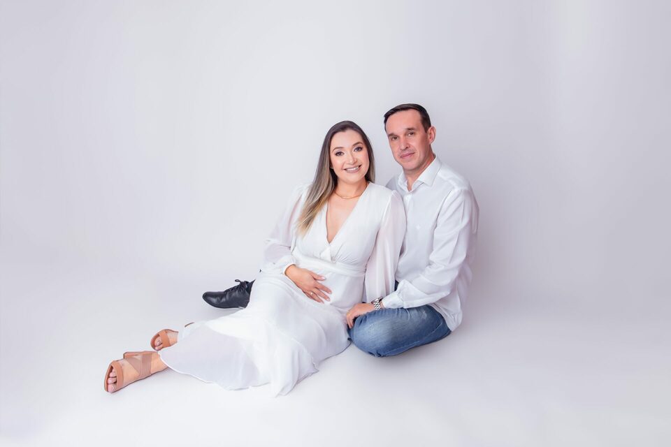 Gestante Fabiane e Anderson