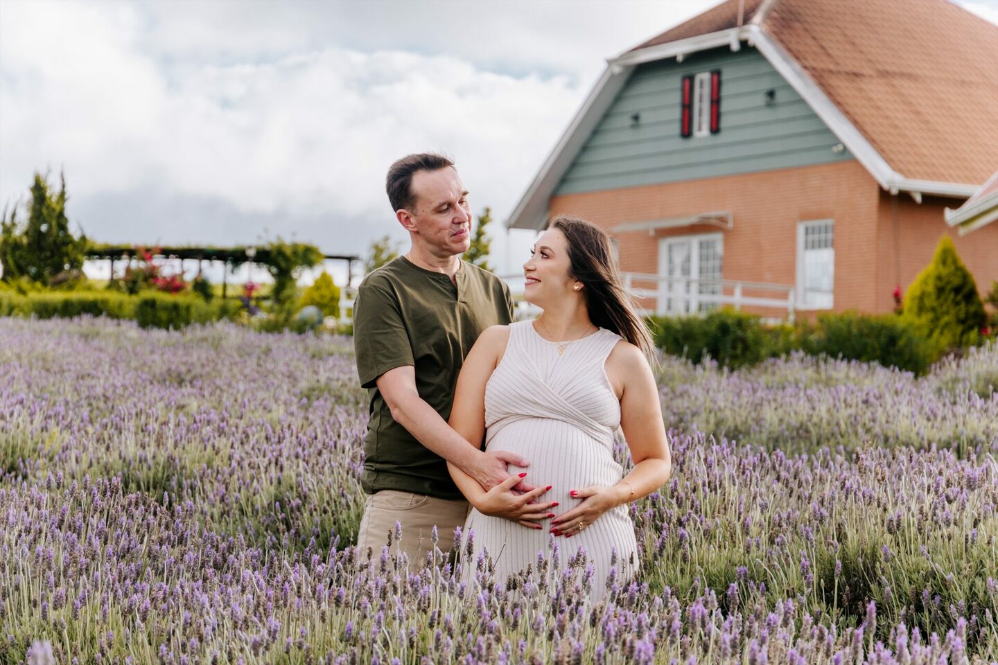 Gestante Fabiane e Anderson