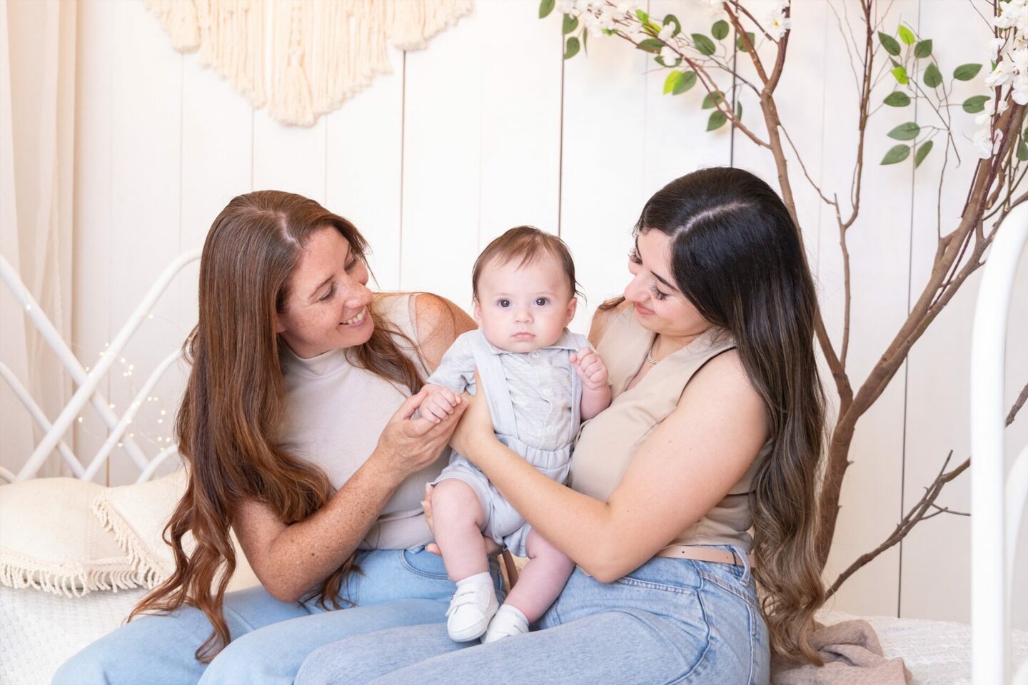 Raquel, Karine e Samuel 