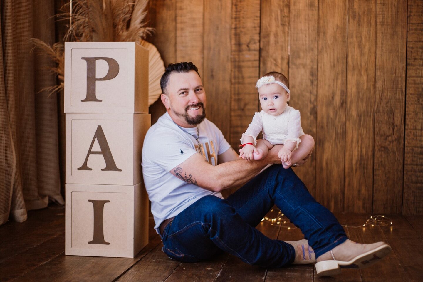 Pietra Louise | 6 meses - Especial dia dos Pais