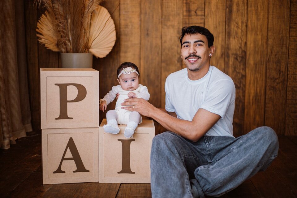 Lívia | 3 Meses | Especial dia dos Pais