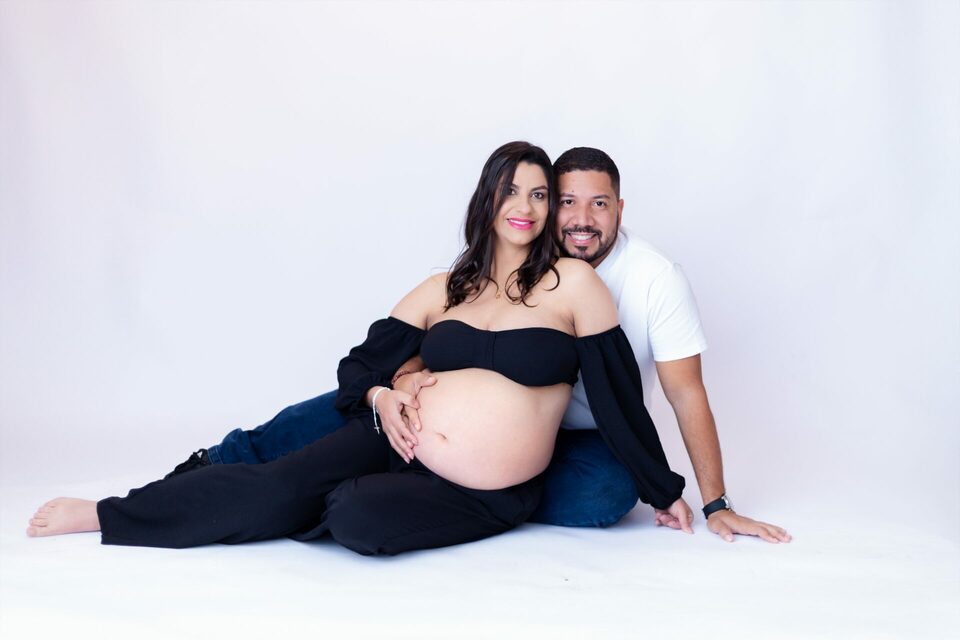 Gestante Thais e Diego