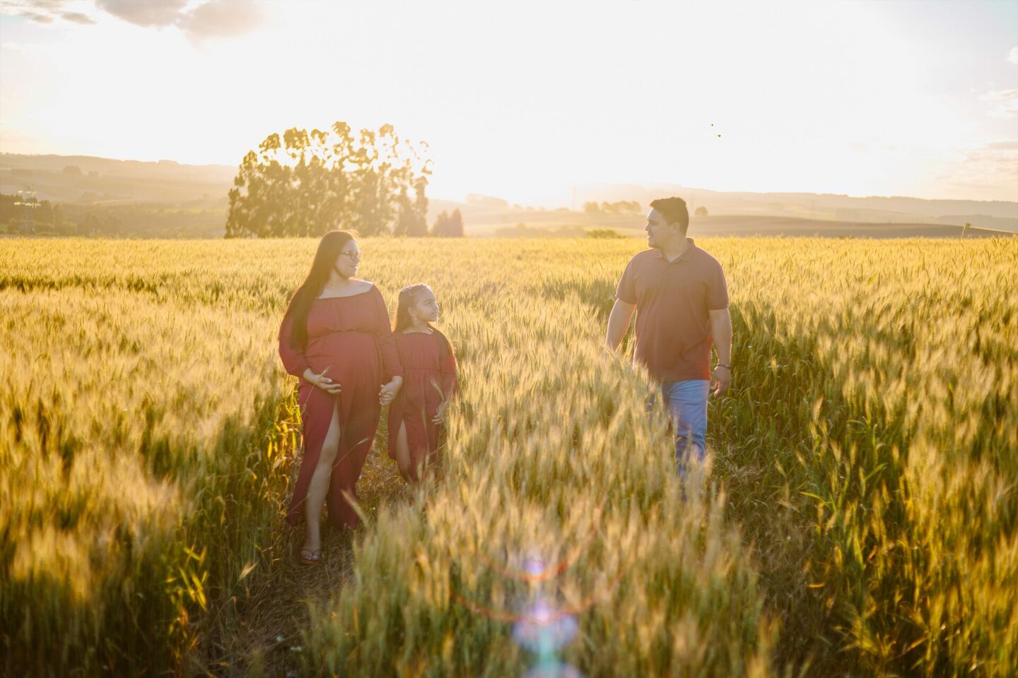 Gestante Pamela, Rafaella e Kaique 
